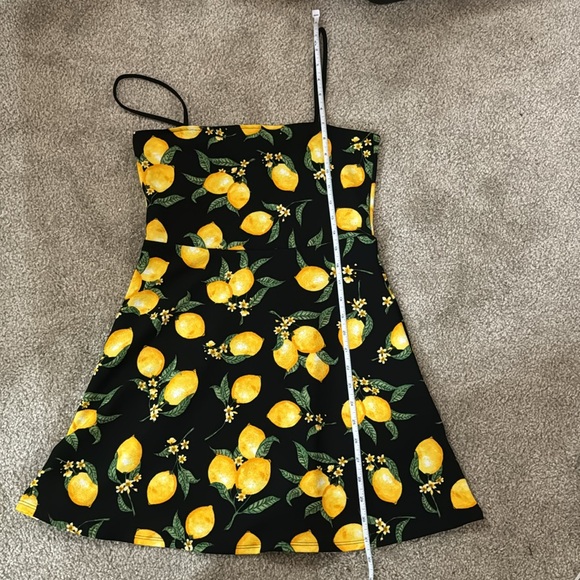 Cute Black Sun Dress w/ Lemons 🍋🖤 - Picture 9 of 10
